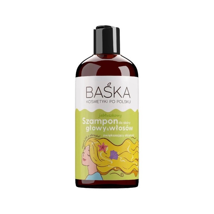 Шампунь для збільшення об'єму шкіри голови та волосся Baśka Apple 500 мл
