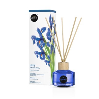 Aroma Home Iris met Witte Roos geurstokjes 50 ml