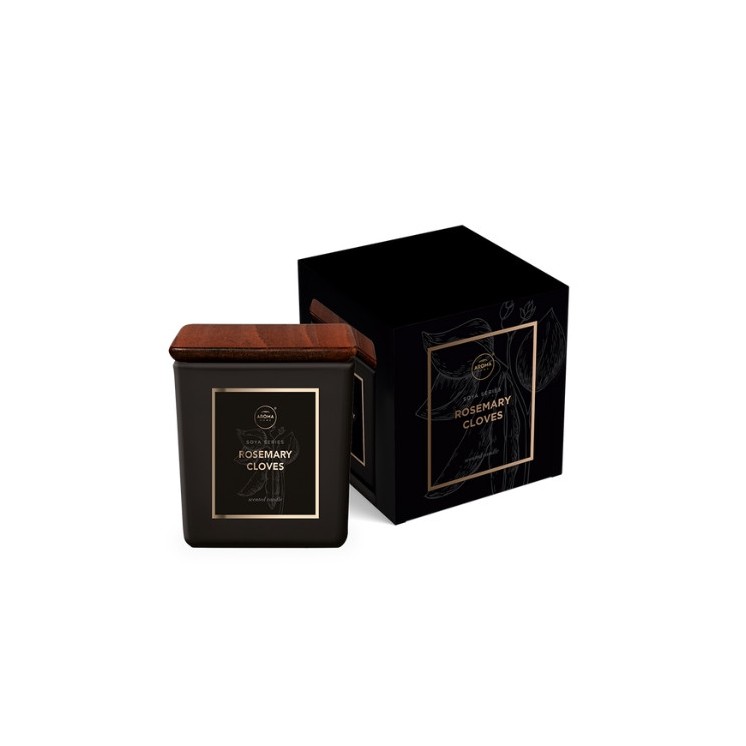 Aroma Home Square Соєва свічка Rosemary & Cloves 115 г