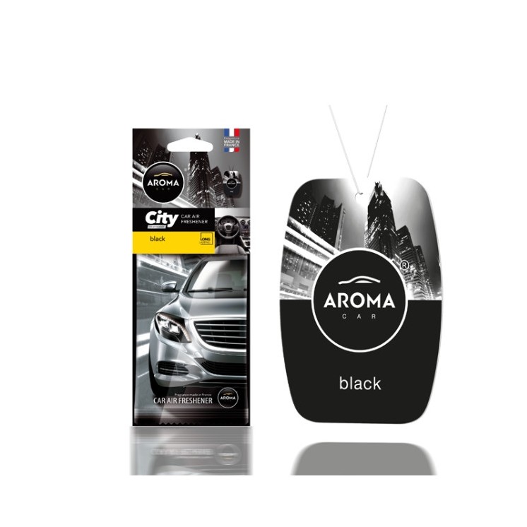 Aroma Car City Black autogeurhanger, 1 stuk