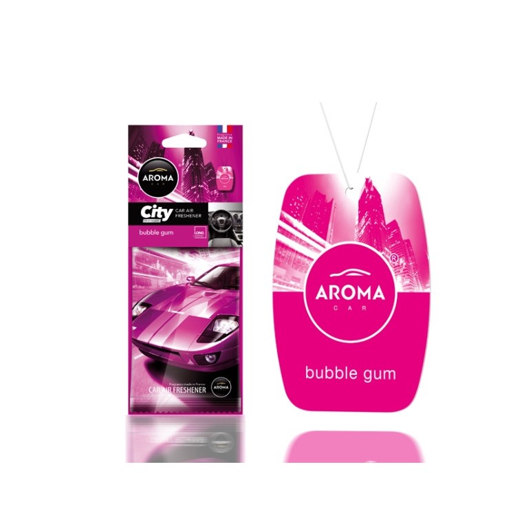 Aroma Car City Bubble Gum autogeurhanger, 1 stuk