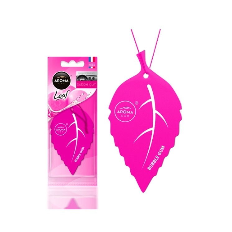 Aroma Car Leaf Bubble Gum autogeurhanger, 1 stuk