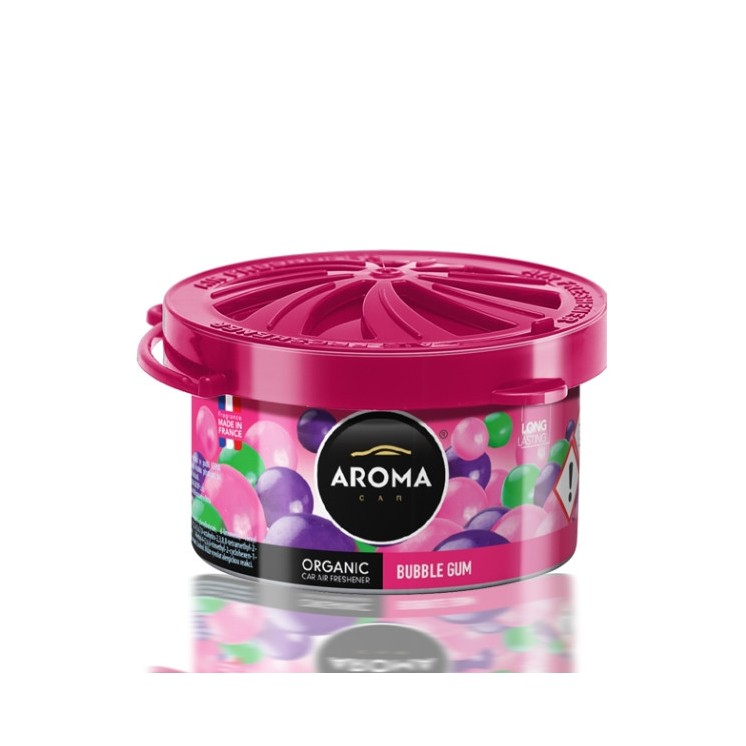 Aroma Car Organic автомобільний ароматизатор Bubble Gum 40 г