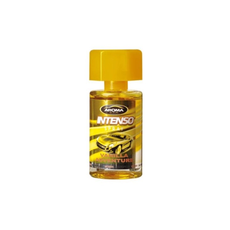 Aroma Car Intenso Auto luchtverfrisser in de vorm van een spray Vanilla Adventure 50 ml