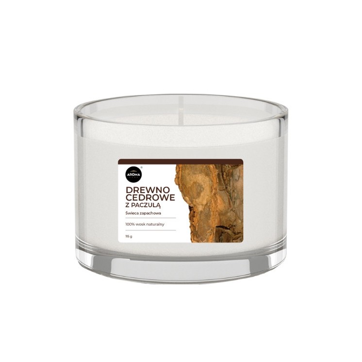 Aroma Home Geurkaars Sandelhout met patchouli 115 gr