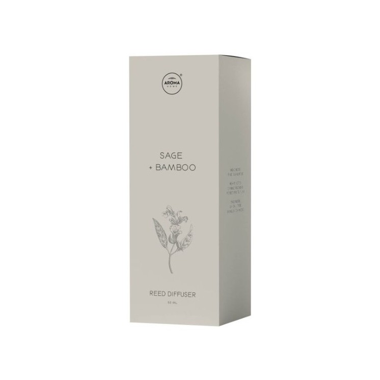 Aroma Home Simplicity Series Salie en Bamboe geurstokjes 150 ml