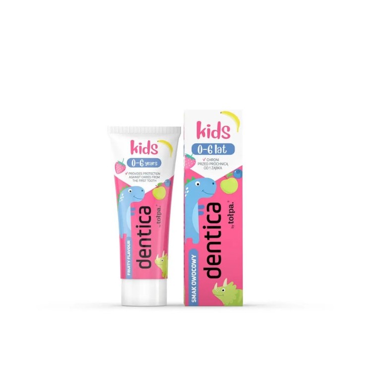 Tołpa Dentica Kids Зубна паста для дітей 0-6 років, фрукти, 50 мл