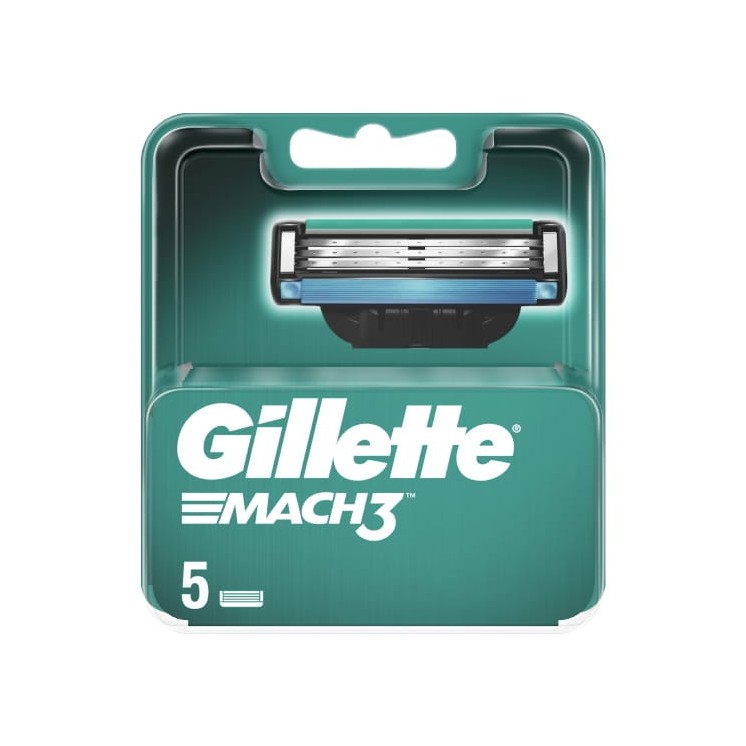 Gillette Mach3 Scheermespatronen 5 st