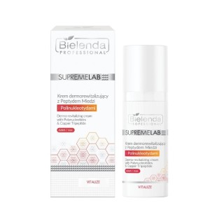 Bielenda Professional SUPREMELAB дерморевіталізуючий крем для обличчя з пептидом міді та полінуклеотидами 50 мл
