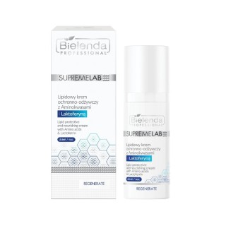 Bielenda Professional SUPREMELAB захисно-живильний ліпідний крем для обличчя з амінокислотою та лактоферином 50 мл