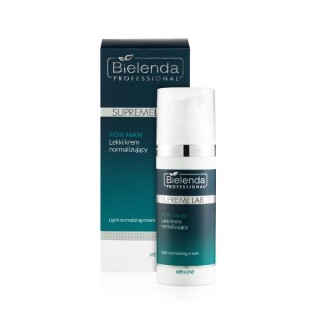 Bielenda Professional SUPREMELAB Men Line легкий нормалізуючий крем для обличчя 50 мл