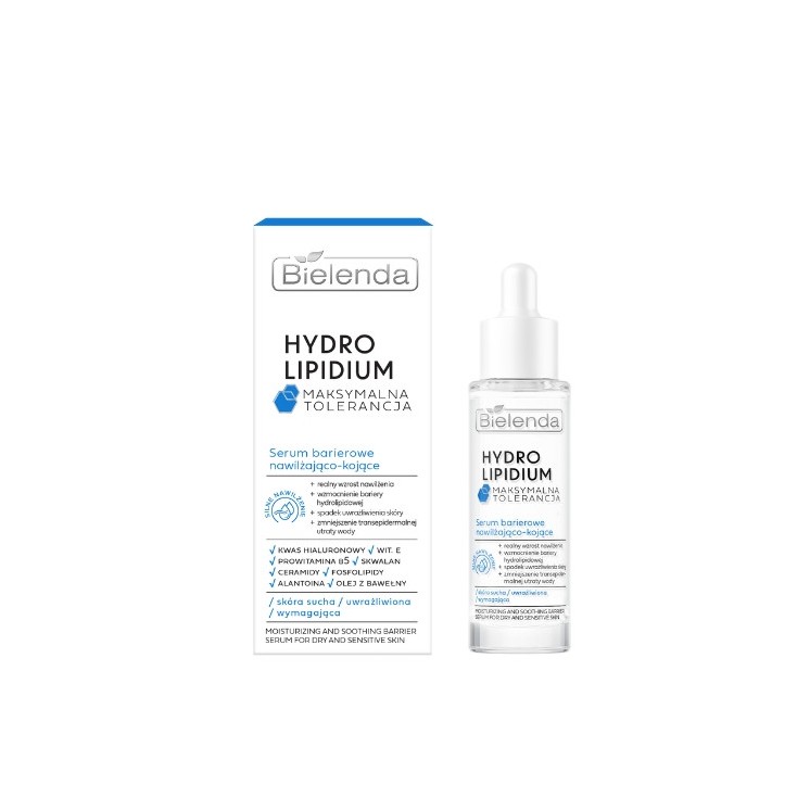 Bielenda Hydro Lipidium moisturizing and soothing Barrier face Serum 30 ml