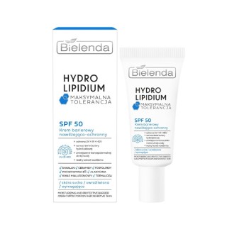Bielenda Hydro Lipidium hydraterende en beschermende gezichtscrème SPF50 barrière 30 ml