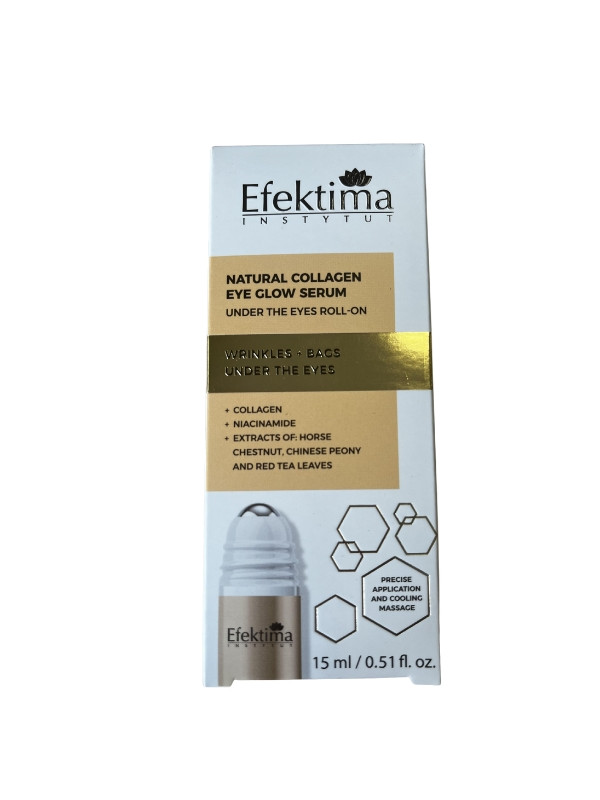 Efektima Natural Collagen Roll on pod oczy 15 ml