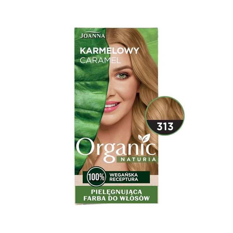 Joanna Naturia Organic Vegan Фарба для волосся /313/ Карамель