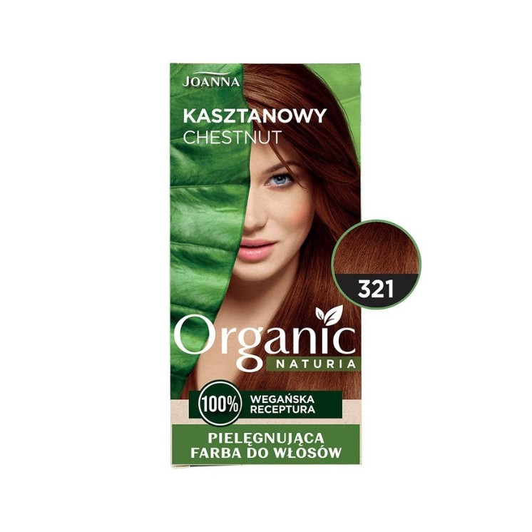 Joanna Naturia Organic Vegan Фарба для волосся /321/ Каштан