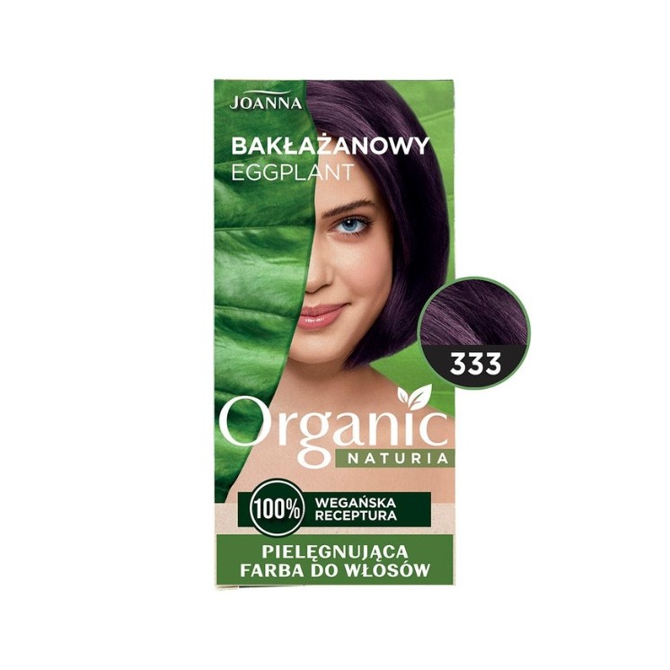 Joanna Naturia Organic Vegan Haarverf /333/ Aubergine