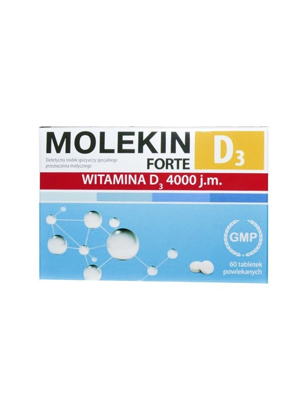 Molekin D3 Forte 60 tabletek