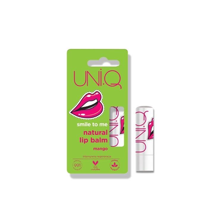 4Organic UNI.Q Натуральний бальзам для губ Smile to me Mango 5 г