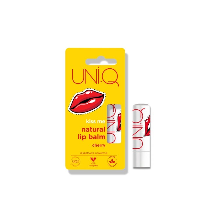 4Organic UNI.Q Kiss me natural Cherry lippenbalsem 5 g