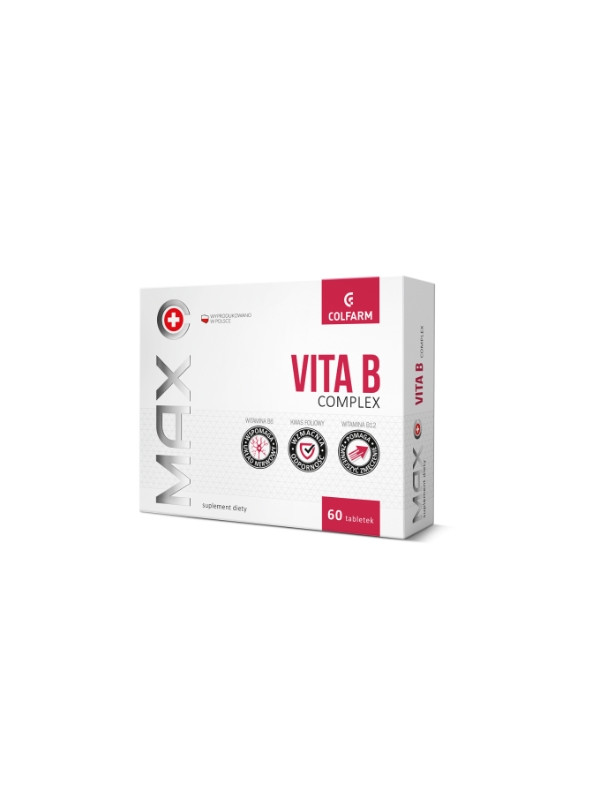 Colfarm Max Vita B Complex 60 tabletek