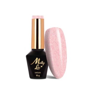 MollyLac /714/ Hybride nagellak met Orange trui-effect 10 g