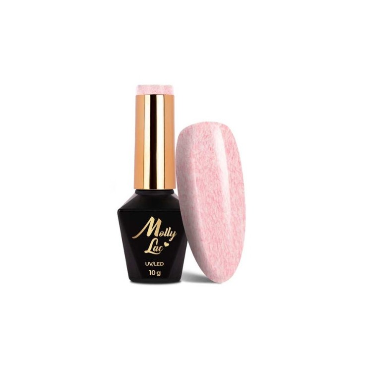 MollyLac /714/ Hybride nagellak met Orange trui-effect 10 g