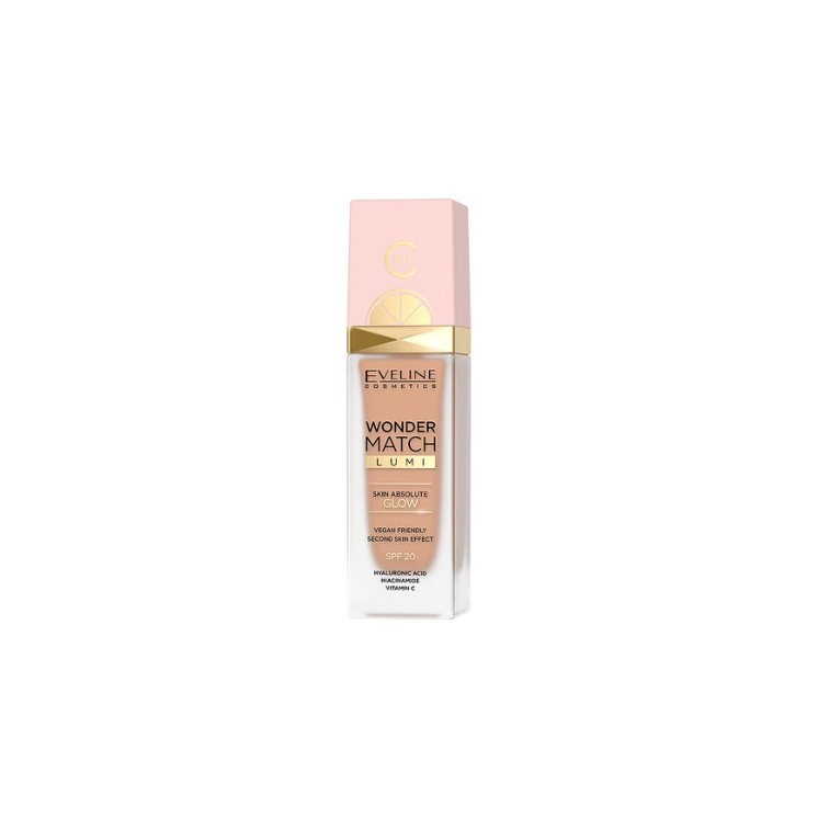 Eveline Wonder Match Lumi Illuminating тональний крем /25/ Sand Beige 30 мл