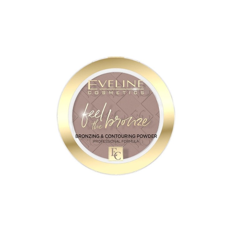 Пудра для бронзування та контурування обличчя Eveline Feel The Bronze /01/ Milky Way