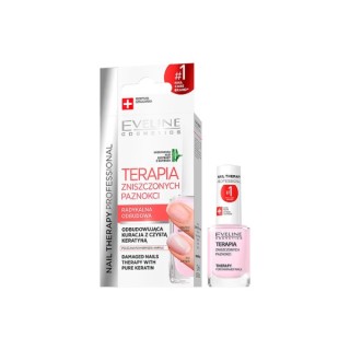 Eveline Professional Nail Therapy Nail Conditioner voor beschadigde nagels 12 ml