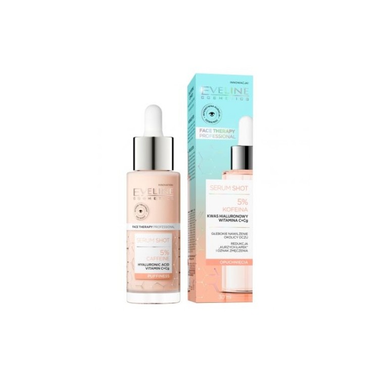 Eveline Serum Shot energizing Treatment для шкіри навколо очей 5 % кофеїну 30 мл