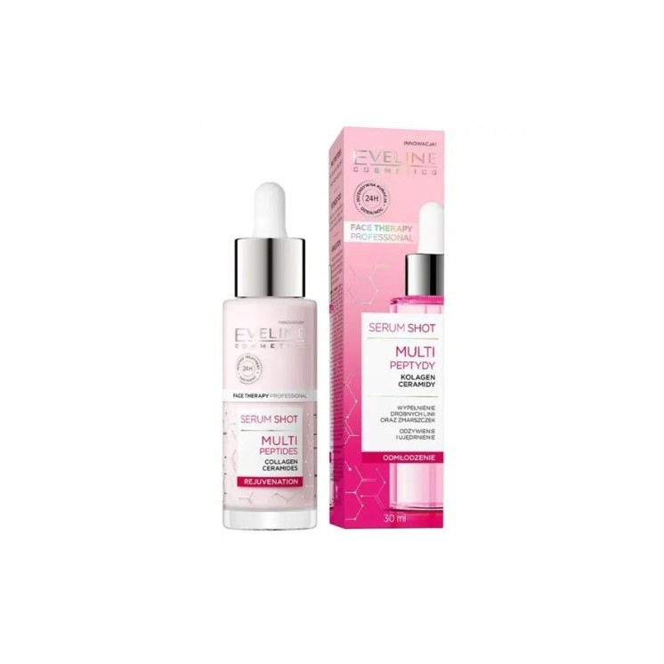 Сироватка для обличчя Eveline Serum Shot Multi Rejuvenating Peptides 30 мл