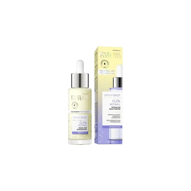 Eveline Serum Shot засіб проти зморшок для обличчя, шиї та декольте 0,2% Retinol 30 мл