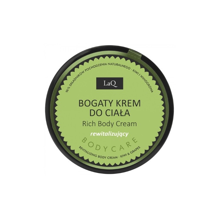 LaQ Króliczka rijke bodycrème Kiwi en druiven 200 ml