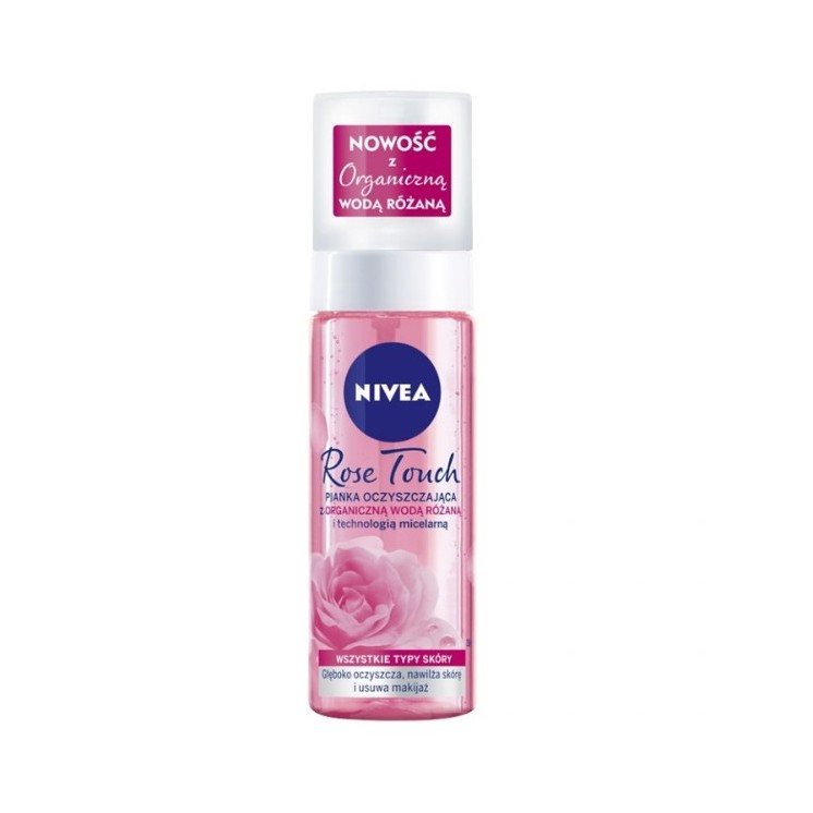 Nivea Rose Touch reinigend gezichtsschuim met biologisch rozenwater 150 ml