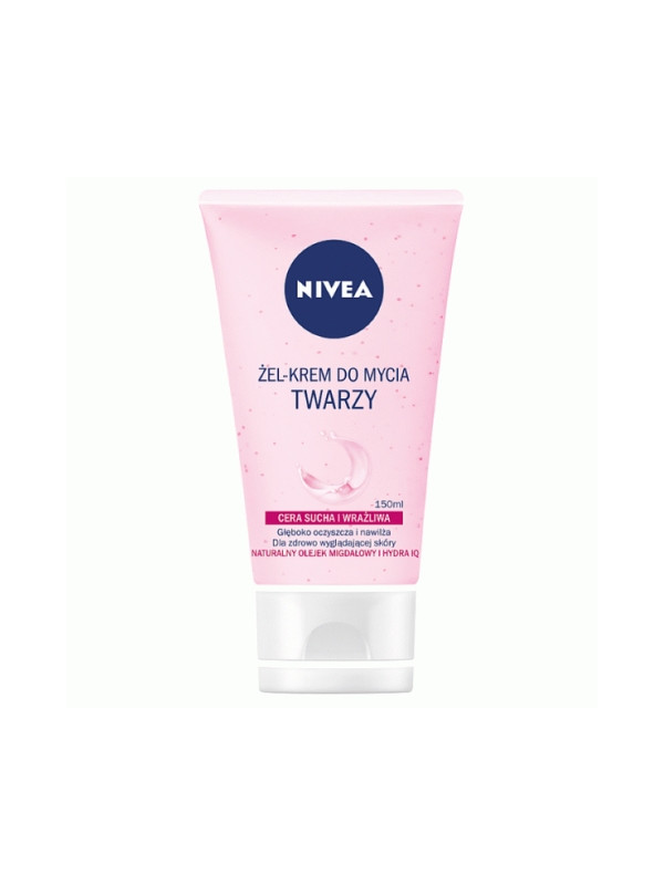 Nivea Żel-krem do mycia twarzy Cera sucha i wrażliwa 150 ml