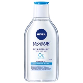 Nivea MicellAIR Міцелярний флюїд для обличчя для нормальної та комбінованої шкіри 400 мл