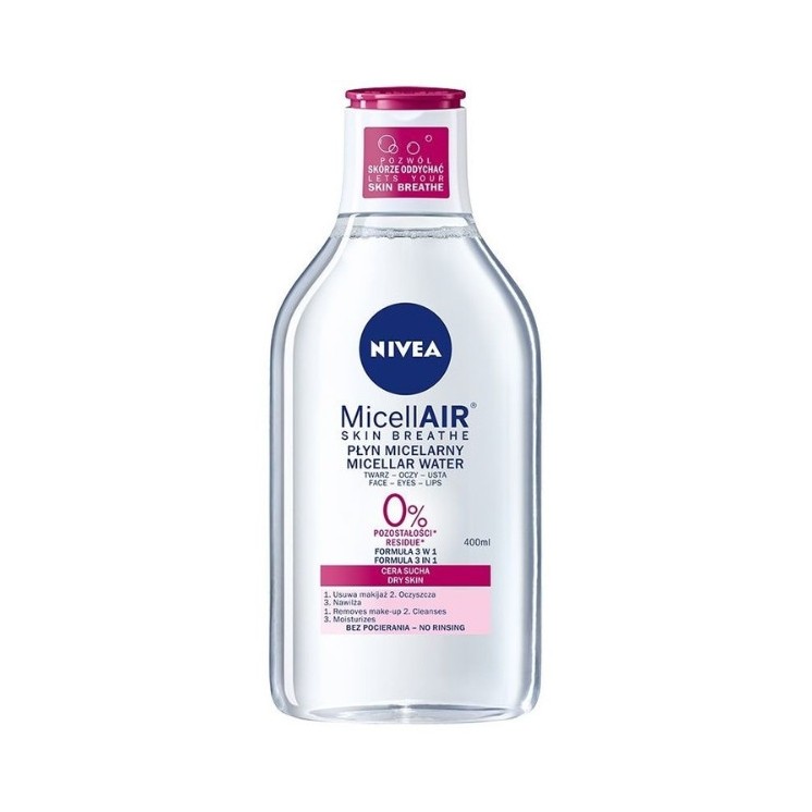 Nivea MicellAIR Міцелярний флюїд для обличчя для сухої шкіри 400 мл