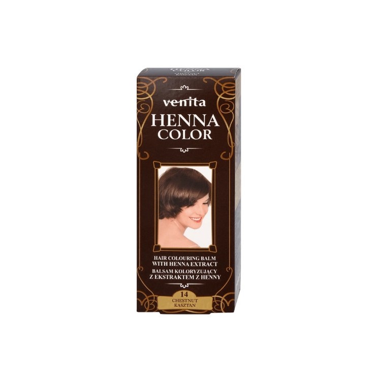 Venita Henna Color Coloring бальзам з екстрактом хни /14/ Каштан 75 мл