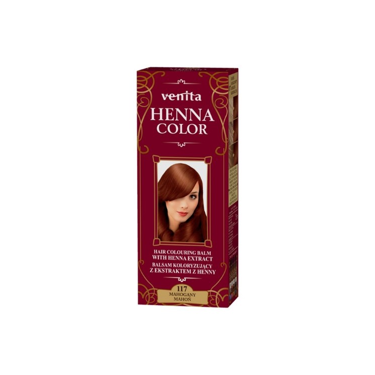 Бальзам Venita Henna Color Coloring з екстрактом хни /117/ Червоне дерево 75 мл