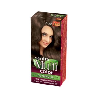 Venita Multi Color Haarverf /4.17/ Bruin 50 ml