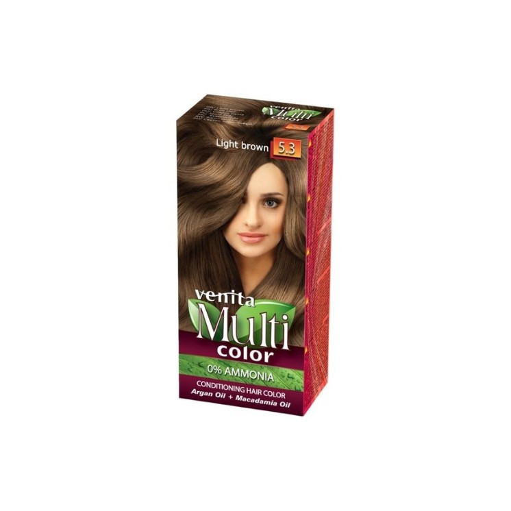 Venita Multi Color Hair dye / 5 / Light Brown 50 ml