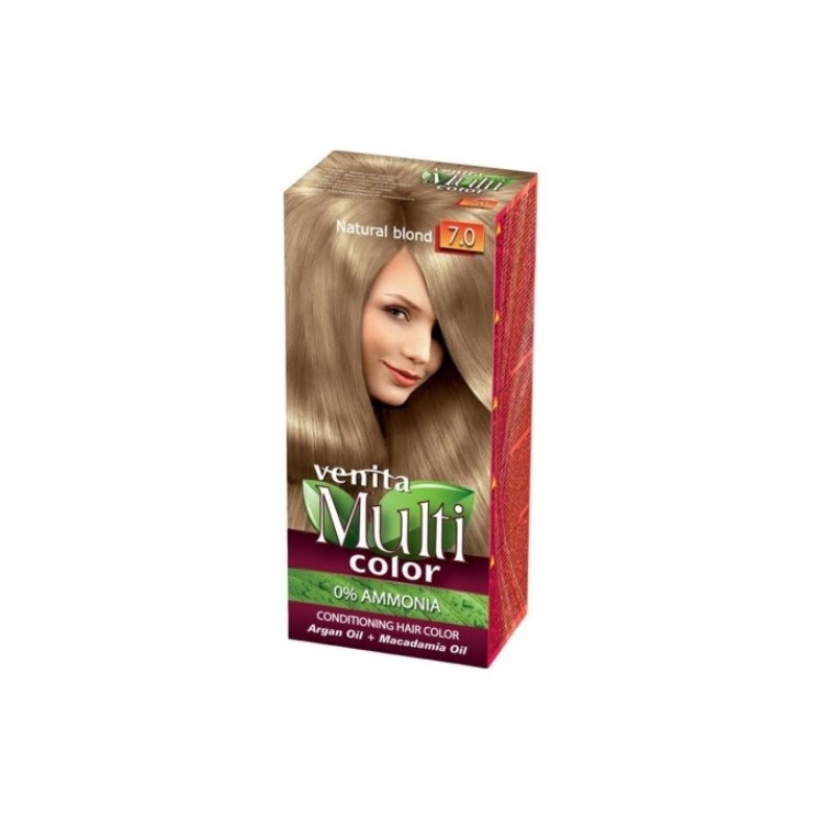Фарба для волосся Venita Multi Color /7.0/ Натуральний Blond 50 мл