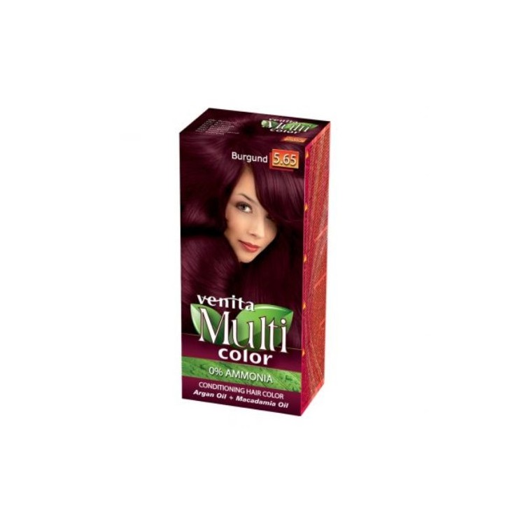 Фарба для волосся Venita Multi Color / 5 / Бордовий 50 мл