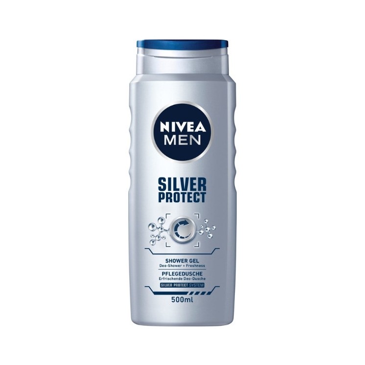NIVEA MEN Silver Protect Shower Gel 500 ml