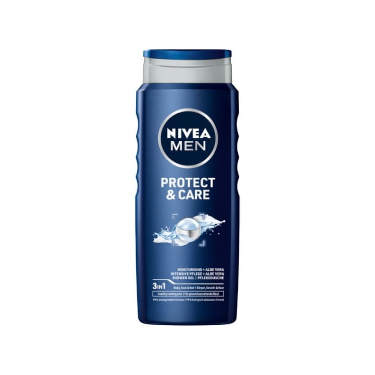 NIVEA MEN Protect & Care shower gel 500 ml