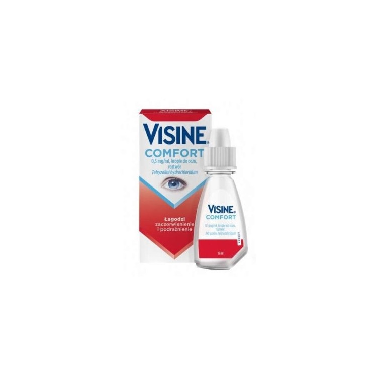 Visine Comfort Eye Drops 0.5mg/ml 15 ml
