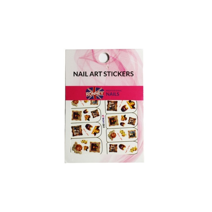 Ronney Professional Waterstickers voor nagels /168/