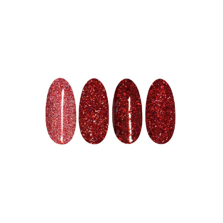 Ronney Nail powder Holo Effect /17/ Red