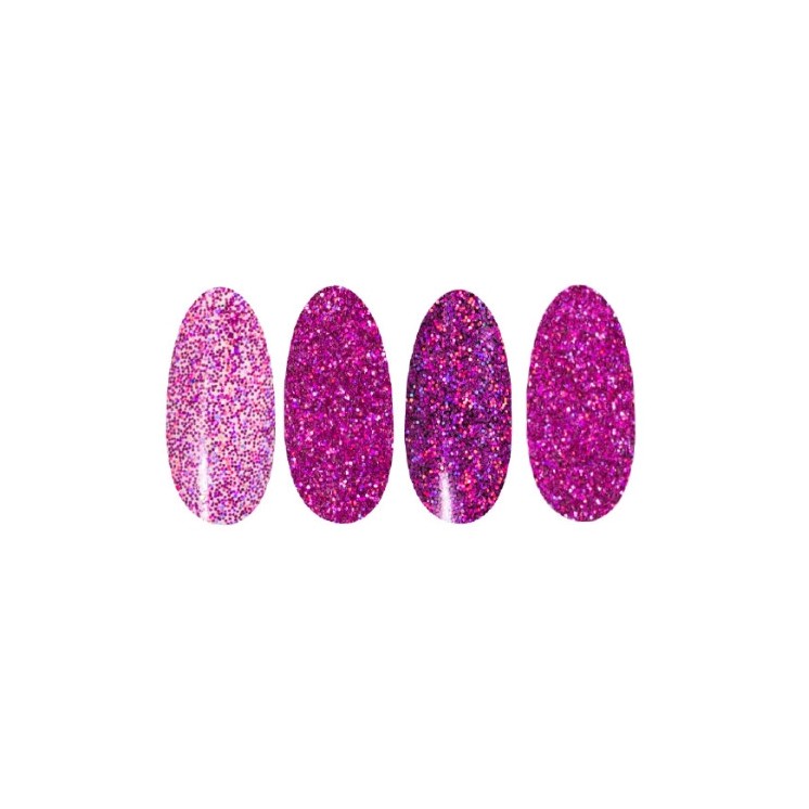 Ronney Holo Effect nagelpoeder /21/ Roze en rood